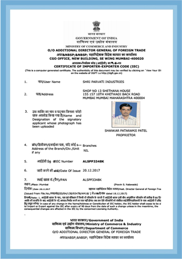ISO CERTIFICATES